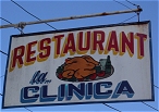 Hoe verzinnen ze het: reataurant La Clinica!